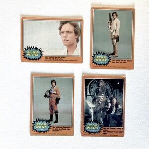 Vintage 1977 Star Wars collector cards. Light Sabre Club